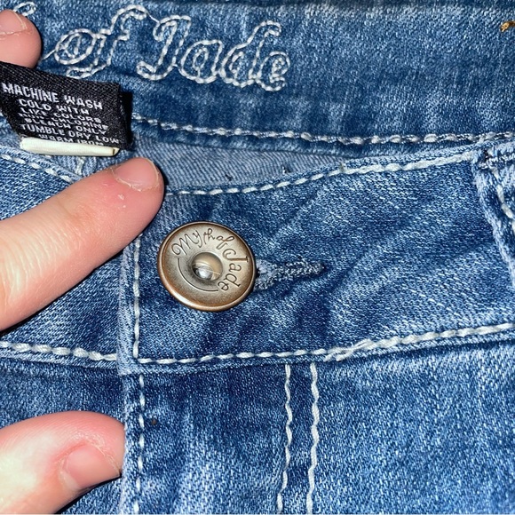 Myth of Jade Y2K Blue Jeans - Picture 3 of 5